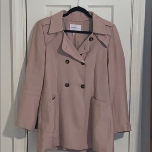 BCBGeneration pale pink swing coat